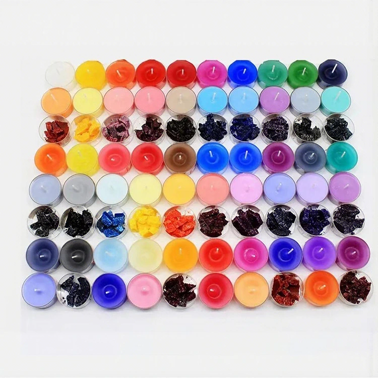 ब्लॉक मेणबत्ती रंग